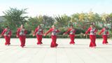 陕西华阴小丫舞团红玫瑰广场舞 我的蒙古马 表演