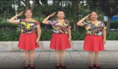 三亚迎宾广场舞《小白杨》献给军人的歌 演示和分解动作教学 编舞韩明