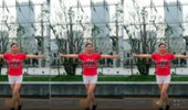 合肥庆庆广场舞《快乐歌》原创网红舞曲弹跳36步 演示和分解动作教学