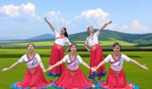 广州飘雪广场舞《诺力格尔玛》蒙古舞 演示和分解动作教学 编舞飘雪