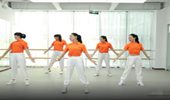茉莉广场舞《朗迪八段锦》健身操 演示和分解动作教学