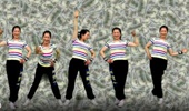 金社广场舞《钱是一张纸》32步网红摆胯舞 演示和分解动作教学 编舞星语心愿