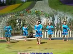 贵州小平平广场舞《花开的时候你就来看我》演示和分解动作教学 编舞小平平
