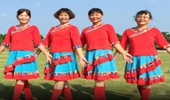 盛开红色广场舞《草原绿了》蒙古舞 演示和分解动作教学 编舞盛开红色