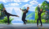 陈晨广场舞《我的九寨》藏族蒙族舞 演示和分解动作教学 编舞陈晨