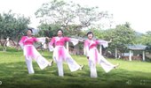 广州飘雪广场舞《莲心》原创古典舞 演示和分解动作教学 编舞飘雪
