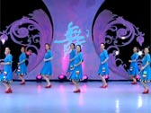 安徽绿茶飞舞原创广场舞 神奇的布达拉 正背面演示与分解