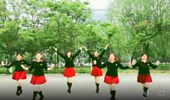 山东李华广场舞《隔壁的女孩》水兵舞 演示和分解动作教学 编舞李华