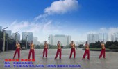 【广场歌伴舞】海棠依旧舞蹈队 吉祥中国 幸福中国 团队表演版