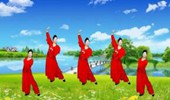 杭州依依广场舞《一朵云在蓝天飘过》16步 演示和分解动作教学 编舞依依