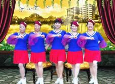 谢春燕广场藏族水兵舞《哈达》演示和分解动作教学 编舞谢春燕