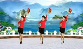 幸福的感觉广场舞《中国梦》演示和分解动作教学 编舞梅儿