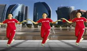 农商行心语广场舞《谁》网红神曲32步跑步舞动感时尚 演示和分解动作教学