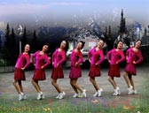 2016跨年盛典 兴梅原创广场舞 玫瑰花开 正面演示 背面演示