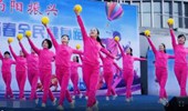 杨杨广场舞《微笑》队形演出版 演示和分解动作教学 编舞杨杨