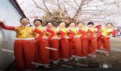 青岛溧水蒲公英广场舞《中国喜事》8人队形版 演示和分解动作教学