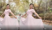 大塘白玫瑰广场舞《忧伤的华尔兹》原创优美中三步 演示和分解动作教学