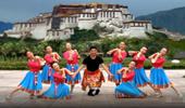 凤凰六哥广场舞《拉萨夜雨》欢快藏族舞 演示和分解动作教学 编舞凤凰六哥