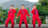 武阿哥广场舞《为爱相守》原创快节奏32步步子舞 演示和分解动作教学