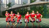 重庆叶子广场舞《郎在高山打一望》演示和分解动作教学 编舞叶子