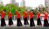 吉美广场舞《丁香花》原创抒情中三 演示和分解动作教学 编舞饶维江
