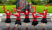 沅陵燕子广场舞《吉祥安康幸福年》喜庆新春绸子舞 演示和分解动作教学