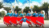曹曹曹广场舞《梦中的央吉拉》藏族舞 演示和分解动作教学 编舞曹曹