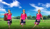 化州花开朵朵广场舞《脚步》原创藏族舞32步 演示和分解动作教学