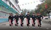 广西桂平白衣天使广场舞《拜新年》16步曳步舞 演示和分解动作教学