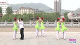 陕西田益珍丹凤舞蹈培训中心广场舞 集体伦巴  团队表演版