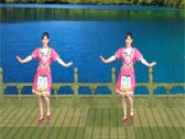 惠州阿娜原创广场舞 阿西里西 正反面加分解 少数民族舞蹈