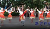 云南立铭广场舞《新吉祥欢歌》藏族舞 演示和分解动作教学 编舞立铭