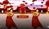 杭州依依广场舞《过年的味道》演示和分解动作教学 编舞依依