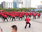 青山青广场舞 第一套陕北秧歌广播体操 附教学及背面演示