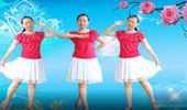 青春年华广场舞《三月里的小雨》网红歌曲 演示和分解动作教学