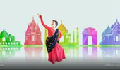 应子广场舞印度舞中的Wave波浪动作讲解 演示和分解动作教学 编舞应子