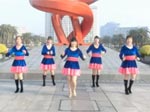 可爱玫瑰花广场舞 劲舞40步接电话 正面演示 背面演示 分解教学