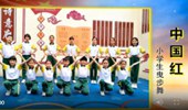 妮可广场舞《中国红》小学生版 原创入门曳步舞 演示和分解动作教学