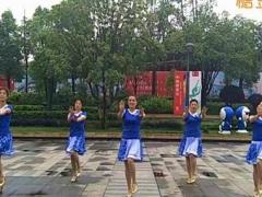 漓江飞舞广场舞《水蓝蓝》原创32步附教学
