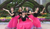 湖北玉米广场舞《雪域的祝福》藏舞 演示和分解动作教学 编舞玉米