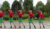 翠屏快乐广场舞《爱发呆》简单32步健身舞 演示和分解动作教学 编舞琼舞
