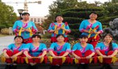 上海香何花广场舞《开心每一天》打连响健身操 演示和分解动作教学