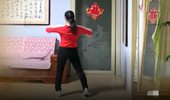 清河清清广场舞《30分钟健身舞》室内背面带跳 演示和分解动作教学