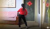 清河清清广场舞《30分钟原创室内背面领舞》演示和分解动作教学