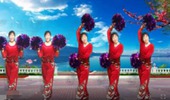 阿瓦提桂琴广场舞《欢乐中国年》演示和分解动作教学 编舞桂琴