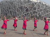 北京灵子广场舞 竹篱笆外野菊花 正背表演和动作分解