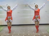 太湖彬彬广场舞 新天上西藏 藏族舞正反面演示附教学