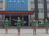 黄材国兵原创广场舞 欢乐的歌儿唱起来 附教学 团体版