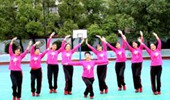 沅陵燕子广场舞《中国情中国爱》快乐健身操 演示和分解动作教学