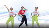 妮可广场舞《不下雪的广东DJ》原创网络超火爆健身舞 演示和分解动作教学